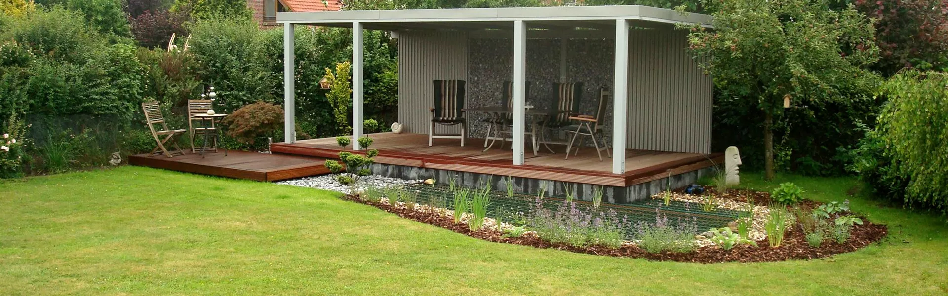 Esens Freisitz mit Teich Jens Gerdes Garten und Landschaftsbau